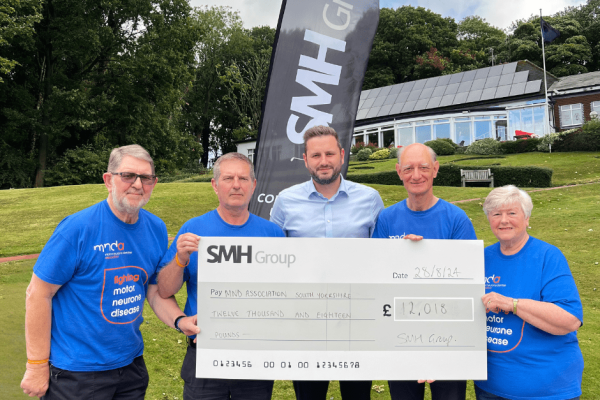 SMH Group raises over £12000 for MNDA in annual charity golf day