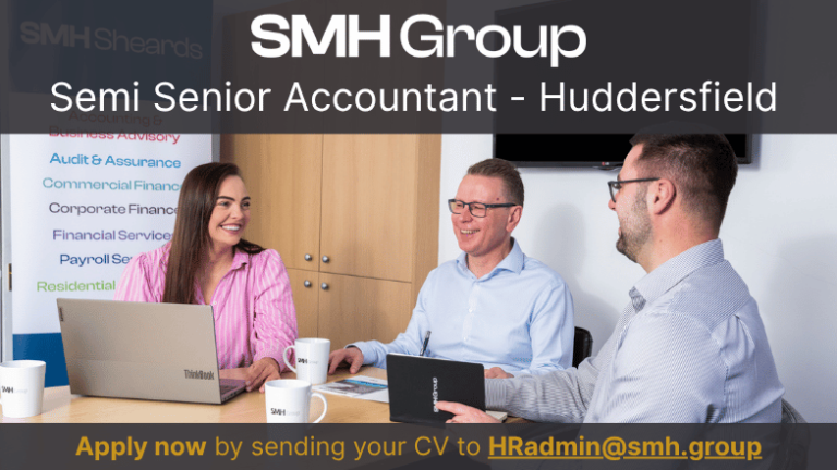 Vacancy – Semi Senior Accountant – Huddersfield